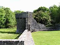 Irlande, Co Galway, Killarone, Aughnanure Castle, Rempart